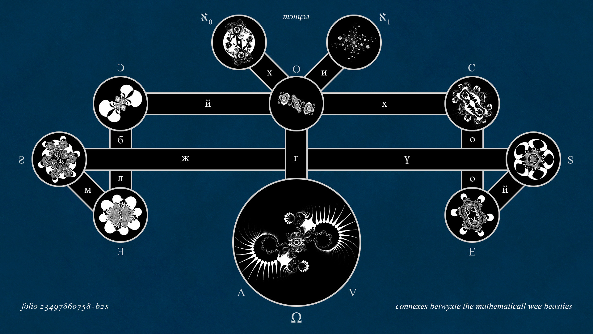 Extracts from The Mystical Microzoology of Mathematics (folio 73)